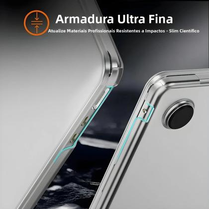 Imagem de Capa Fosca Transparente Para Laptop Macbook Air 13.6 M4 15 M3 Mac Book pro 13 M1 M2 14 M4 16 2025