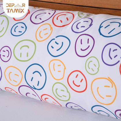 Imagem de Capa Fronha Travesseiro De Corpo Com Zíper 1,46x46 140 Fios