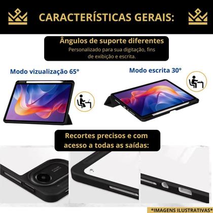 Imagem de Capa Fundo Acrílico c/ slot Para Redmi pad 2 - Lançamento