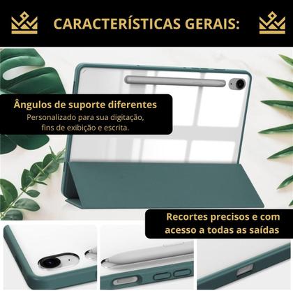 Imagem de Capa fundo acrilico para Galaxy Tab S10 FE 2025 X516