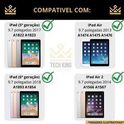 Imagem de Capa fundo acrilico para iPad 5ª Ger. 9,7” 2017 A1822
