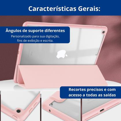 Imagem de Capa fundo acrilico Para iPad 8 geração 10,2 2020 + caneta