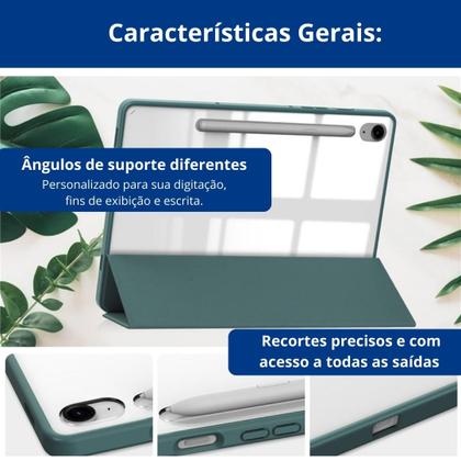 Imagem de Capa fundo acrilico transparente para Galaxy S9 Fe 10,9”