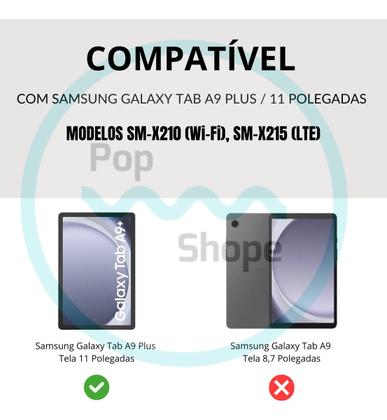 Imagem de Capa Fundo Transparente Para A9+ Plus 11 Polegadas