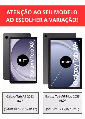 Imagem de Capa Giratória 360 Para Tablet Galaxy Tab A9 Plus 11' X210  X215 X216b + Caneta touch