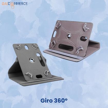 Imagem de Capa Giratória 360º Personalizada para Tab Samsung A9 8.7 X110 X115 X116 + Película Proteção Vidro Temperado + Mãozinha Addams