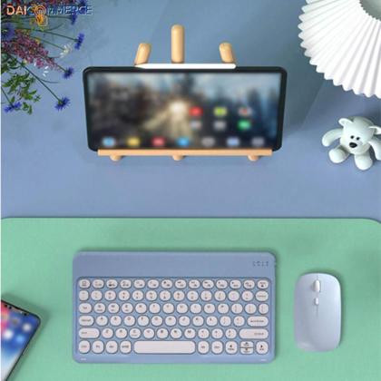 Imagem de Capa Giratória P/ Tablet Lenovo Tab M9 + Película + Teclado Com Mouse