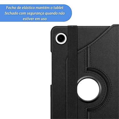 Imagem de Capa Giratória P/ Tablet Samsung Galaxy Tab A9 Tela 8.7 Polegadas