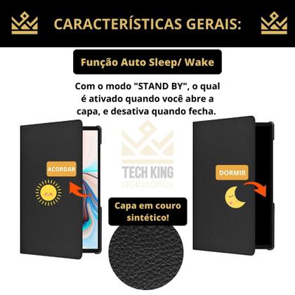 Imagem de Capa Giratória para Galaxy Tab S10 FE 10,9" X526 X520 - 2025