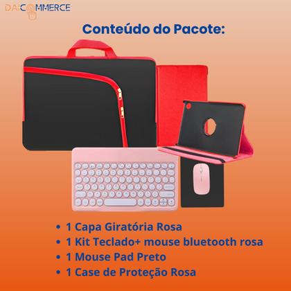 Imagem de Capa Giratória Para Galaxy Tab Tablet A9+ Plus X210 X216 Kit Completo + Case de transporte