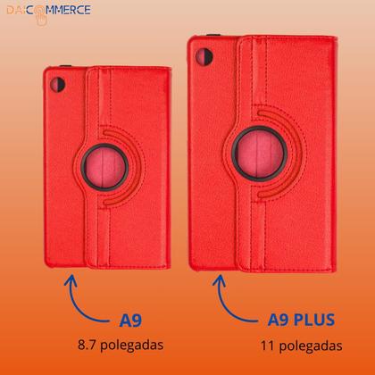 Imagem de Capa Giratória Para Galaxy Tab Tablet A9+ Plus X210 X216 Kit Completo + Case de transporte