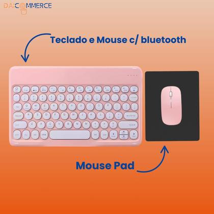 Imagem de Capa Giratória Para Galaxy Tab Tablet A9+ Plus X210 X216 Kit Completo + Case de transporte