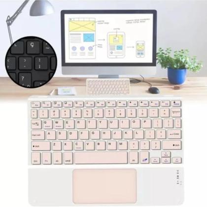 Imagem de Capa Giratória Para Samsung Galaxy A9 8.7 Teclado Touch + Caneta + Pelicula