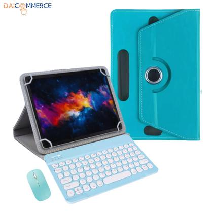 Imagem de Capa Giratória Para Tablet Positivo Vision Tab 10 + Teclado + Caneta + Fone