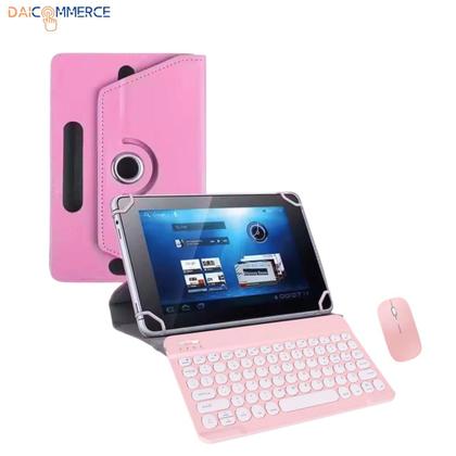 Imagem de Capa Giratória Para Tablet Positivo Vision Tab 10 + Teclado + Caneta + Fone