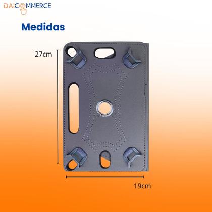 Imagem de Capa Giratória Para Tablet Positivo Vision Tab 10 + Teclado + Caneta + Fone