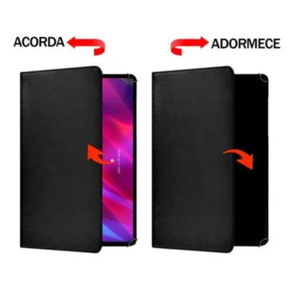 Imagem de Capa Giratoria Para tablet Redmi Pad 2 11' + Teclado Mouse + Caneta Dupla Preto