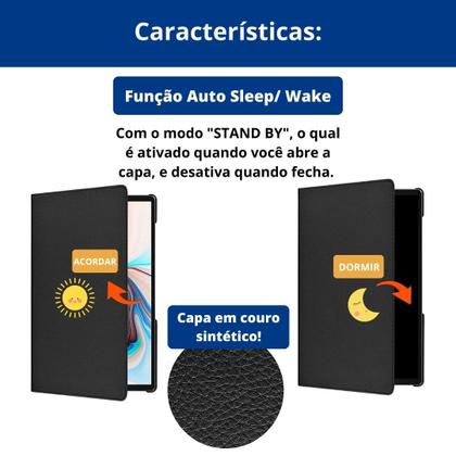 Imagem de Capa giratória + Película de vidro para iPad Air 6 M2 11”