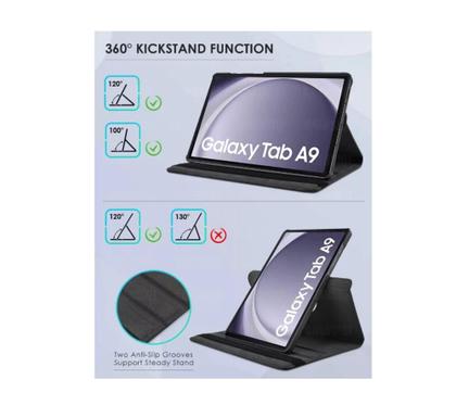 Imagem de Capa Giratória + Película De Vidro Para Tablet Galaxy A9 8.7 Polegadas