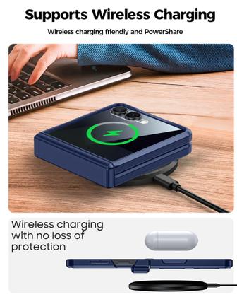 Imagem de Capa GooseBox para Samsung Galaxy Z Flip 7 com tela de privacidade