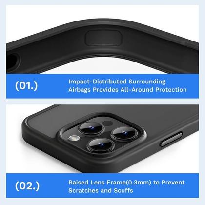 Imagem de Capa GUARD Magsafe da ROCK  Compativel com IPHONE 15 Normal 6.1