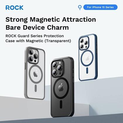 Imagem de Capa GUARD Magsafe da ROCK  Compativel com IPHONE 15 Normal 6.1