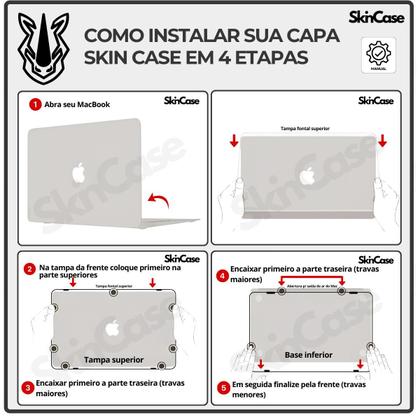 Imagem de Capa Hard Case Compatível C/ MacBook Air 13.6 Polegadas - Modelos: M2 A2681 / M3 A3113 (2022 até 2024+)