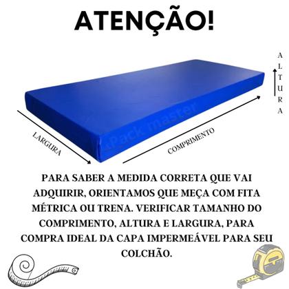 Imagem de Capa Impermeável De Colchão Casal Anti Xixi 100% Impermeável ELÁSTICO