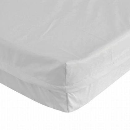 Imagem de Capa Impermeável De Colchão Solteiro Com Zíper Branco