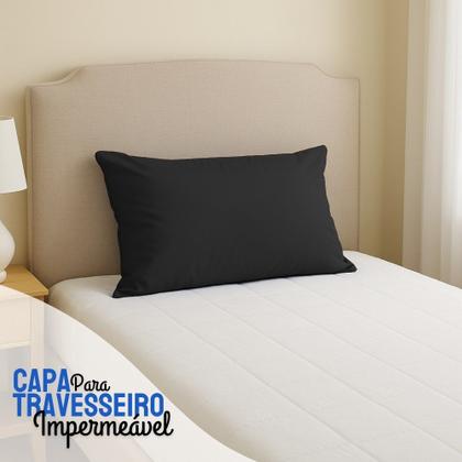 Imagem de Capa Impermeável Para Travesseiro Hospitalar (50 x 70 cm) Com Zíper Diversas Cores