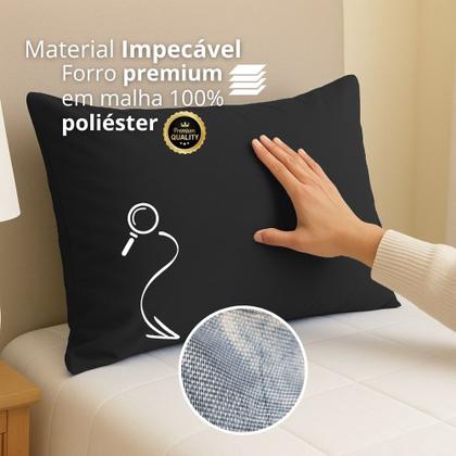 Imagem de Capa Impermeável Para Travesseiro Hospitalar (50 x 70 cm) Com Zíper Diversas Cores