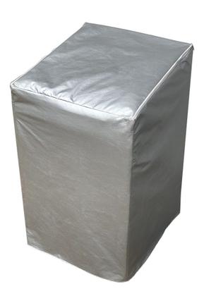 Imagem de Capa Impermeavel Protetora Anti Poeira Máquina de Lavar Electrolux 17kg Funcional com Zíper e Painel Transparente Cinza