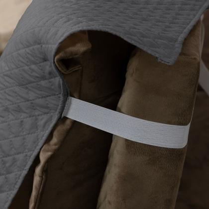 Imagem de Capa Impermeável Protetora Para Sofá-cama Retrátil e Reclinável 1,80 Metros 2 Lugares de 90cm Cada