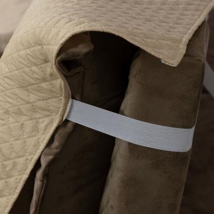 Imagem de Capa Impermeável Protetora Para Sofá-cama Retrátil e Reclinável 1,80 Metros 2 Lugares de 90cm Cada