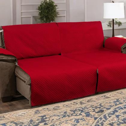 Imagem de Capa Impermeável Protetora Para Sofá-cama Retrátil e Reclinável 2 Metros 2 Lugares de 1m Cada