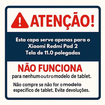 Imagem de Capa Infantil Bracinhos + Película Para Redmi Pad 2
