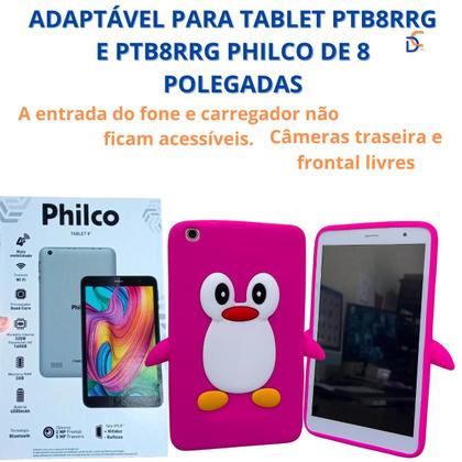 Imagem de Capa infantil Emborrachada Adaptável para tablet M8 Q8 T290 PTB8RSG 8 polegadas