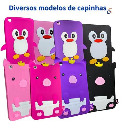 Imagem de Capa infantil Emborrachada Adaptável para tablet M8 Q8 T290 PTB8RSG 8 polegadas