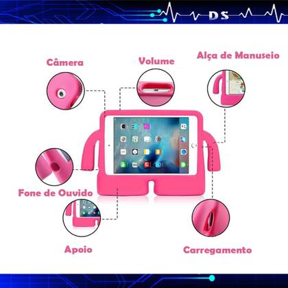 Imagem de Capa Infantil Para Tablet Tab A9 X110 X115 Tela 8.7 + Caneta