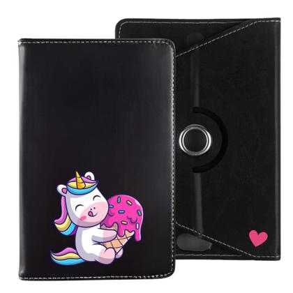 Imagem de Capa Infantil Unicórnio Giratória para Tablet A7 lite T220 + Película