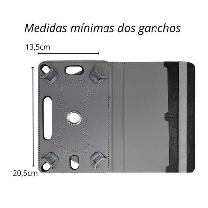 Imagem de Capa Infantil Unicórnio Giratória para Tablet A7 lite T220 + Película