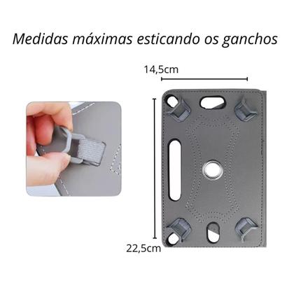 Imagem de Capa Infantil Unicórnio Giratória para Tablet A7 lite T220 + Película