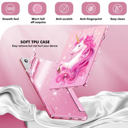 Imagem de Capa INFILAND Galaxy Tab A9 Plus 5G para Samsung 11" 2023 rosa