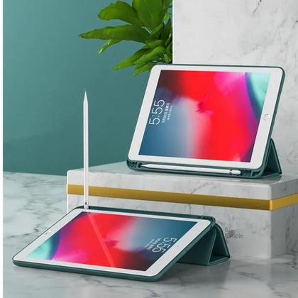 Imagem de Capa Inteligente para iPad - Compatível com iPad Pro 11", 10.2", 9", 8", 7", 6ª e 10ª Geração (10.9") - com Suporte para Apple Pencil