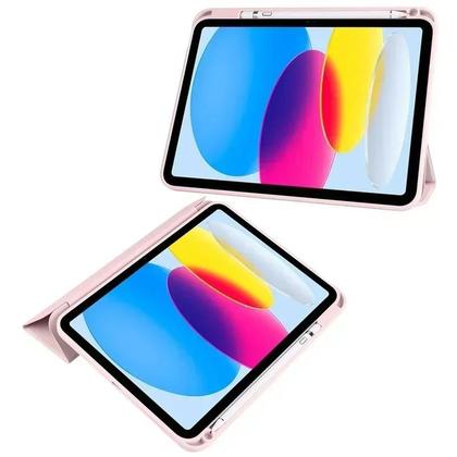 Imagem de Capa Inteligente Tri-Folding De Acrílico Transparente Para iPad 11ª Geração De 11 Polegadas Com