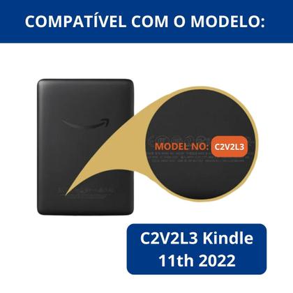 Imagem de Capa interior de camurça para Kindle 11ª Geração 6 Polegadas
