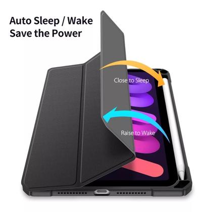 Capa Ipad Mini 6ª Geração Case AntI-Impacto Suporte Pencil