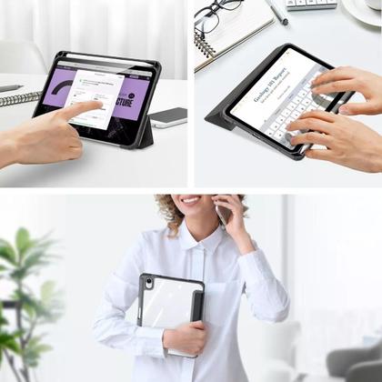 Capa Ipad Mini 6ª Geração Case AntI-Impacto Suporte Pencil