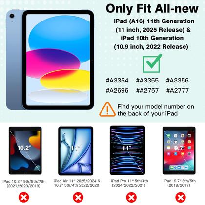 Imagem de Capa iPad TiMovo para iPad 11ª geração 11 polegadas 2025/10ª geração 10,9 polegadas