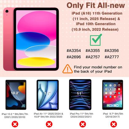 Imagem de Capa iPad TiMovo para iPad 11ª geração 11 polegadas 2025/10ª geração 10,9 polegadas